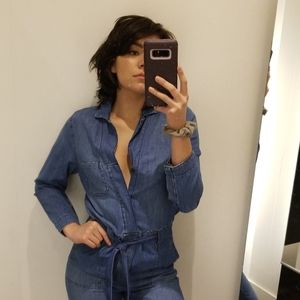 *SOLD ON MERC* Denim jumpsuit
